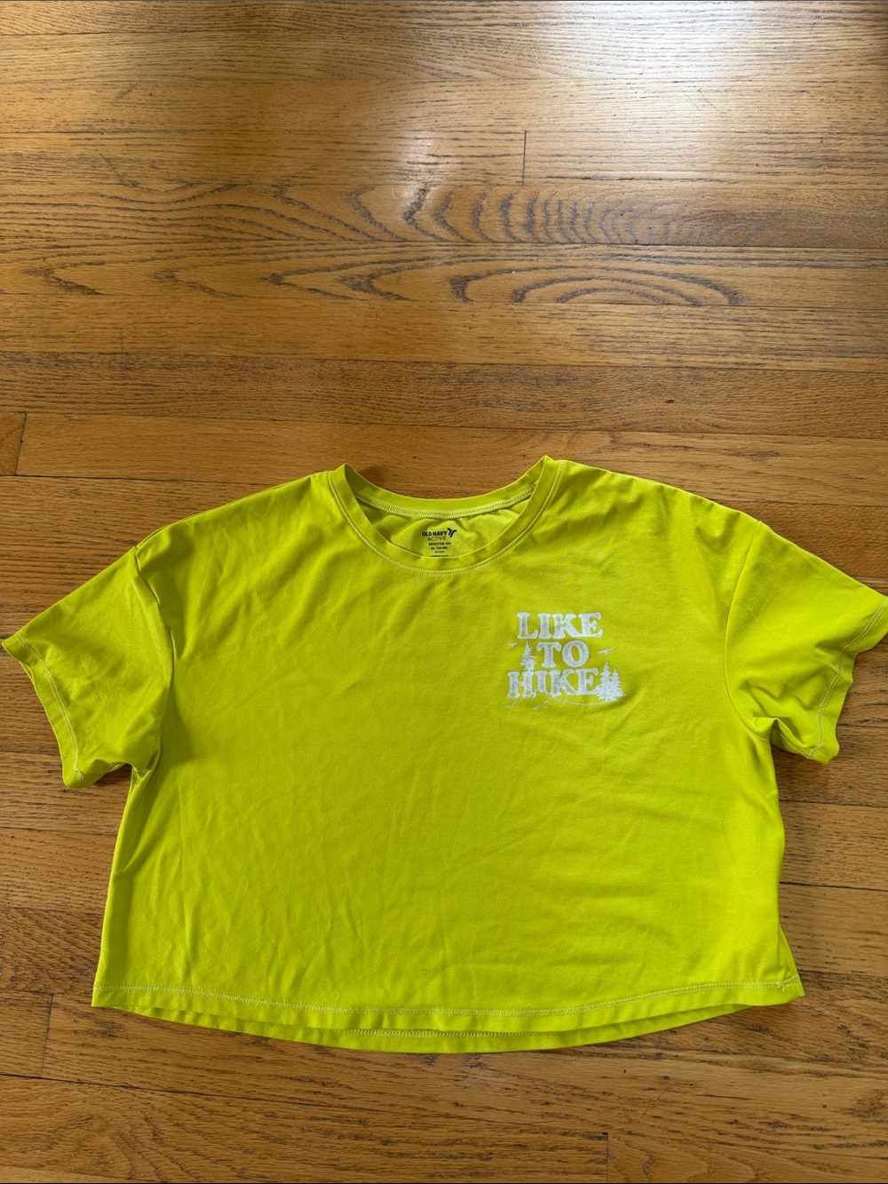 Girls  Old Navy Active crop tee
